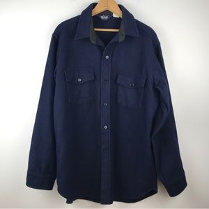 SOLD - Vintage Woolrich Wool Button Down Shirt